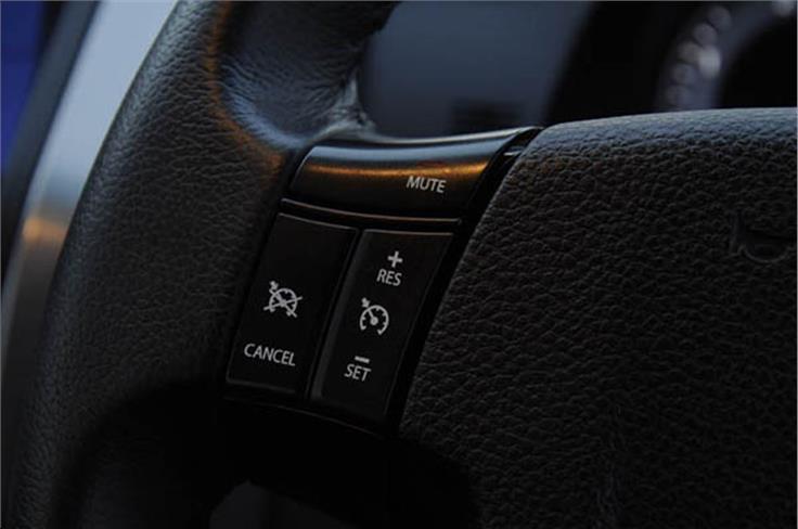 Both the Pleasure 4X2 and Pride 4X4 variants get steering-mounted audio controls.