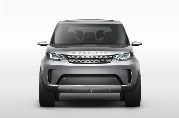 The Discovery SUV Vision Concept gets its public debut at the New York Show.