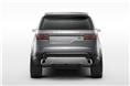 A single rear tailgate is fitted instead of the split tailgate found on the Discovery 4.