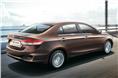 The first impression is that the Ciaz is big and sits in a segment higher than its rivals.