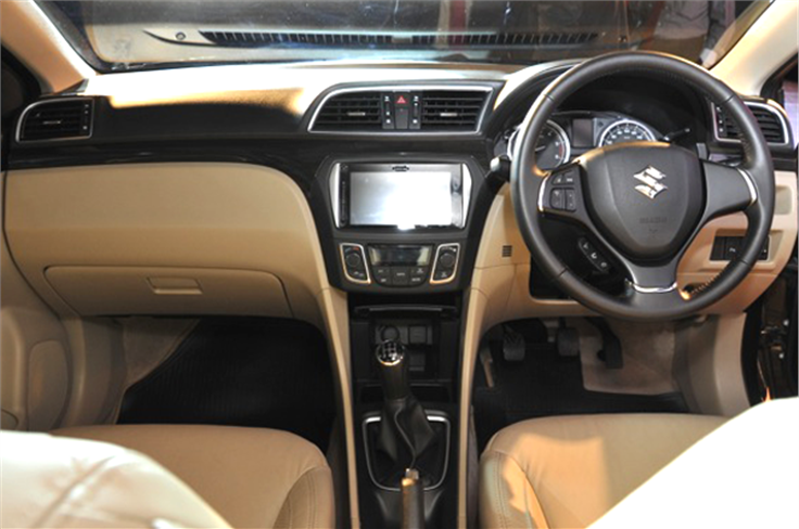 The Z+ trim gets a touchscreen on the centre console through which all infotainment functions can be controlled.