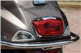 Rear tail light remains the same, now with more chrome.
