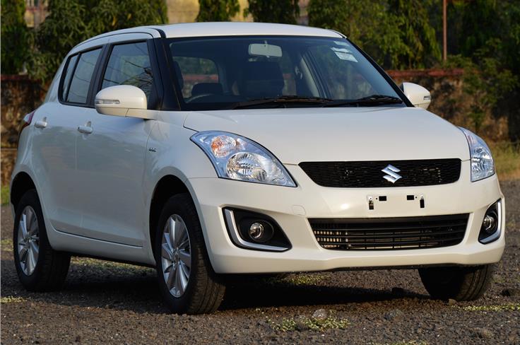 The 2015 Maruti Swift comes with subtle cosmetic and equipment upgrades. 