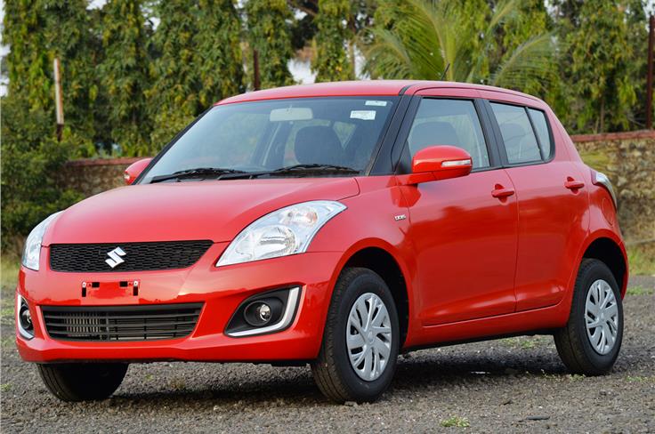 Maruti has re-introduced the red paint shade in the updated Swift. 