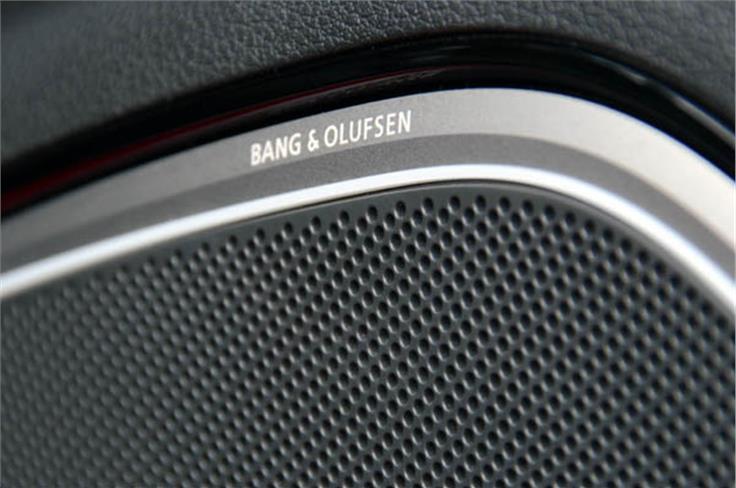 The optional B&O sound system is good, but not as good as what you get in bigger Audi sedans.