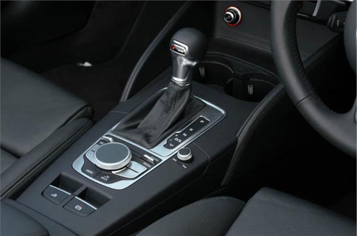 Equipment includes the MMI system with a touchpad controller, and optional satellite navigation.