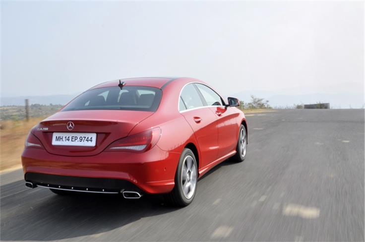 The CLA is quite the looker with a face similar to the A-class, and a swooping profile reminiscent of Merc&#8217;s own pioneering four-door coup&#233;, the CLS. 