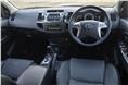 The Fortuner 3.0 4WD AT comes with all-black interiors instead of the dual-tone theme seen on other Fortuner models. 