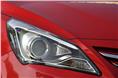 The older Verna&#8217;s swept-back headlamps have made way for a more angular pair.