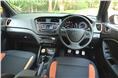 Dashboard layout is same as the standard i20. 
