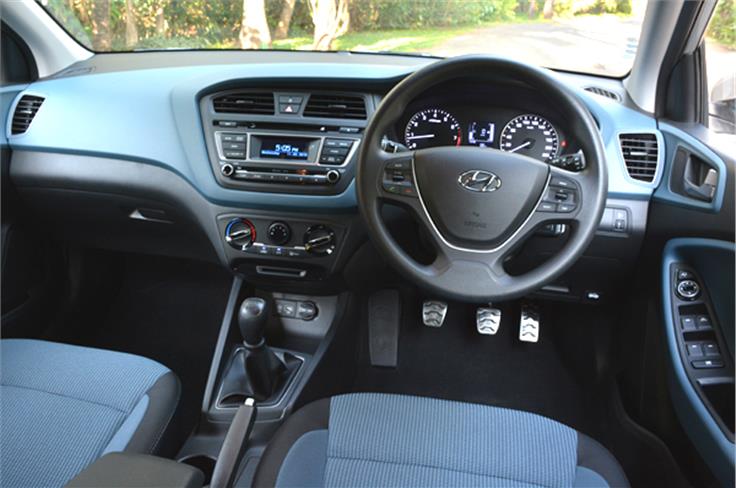 A blue and black two-tone interior will be available with the lighter exterior paint shades.