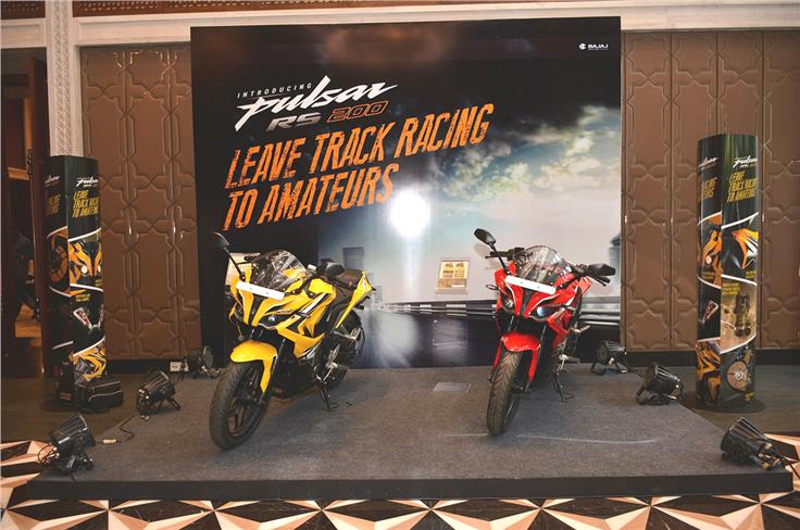 Bajaj launches its RS 200 sportsbike, with ABS braking system as an option.