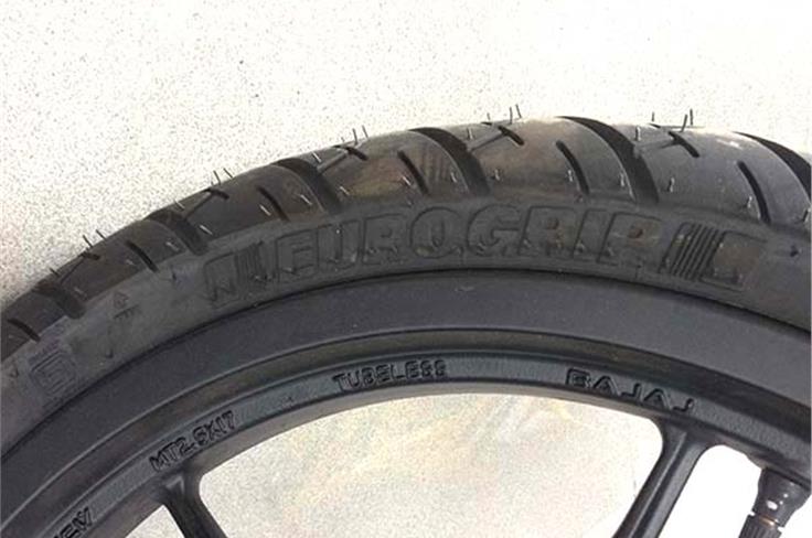 Dual purpose tyres for the Adventure Sport models. 