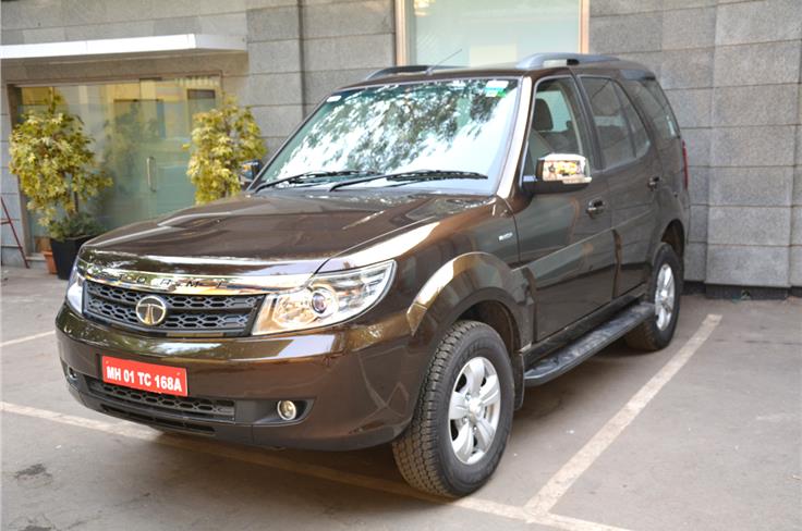This is the updated Tata Safari Storme, it gets minor cosmetic tweaks on the exteriors and interiors. 
