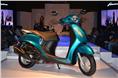 The Fascino is powered by a 113cc four-stroke air-cooled single-cylinder engine with the company's Blue Core technology.