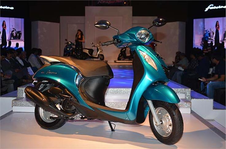 The Fascino is powered by a 113cc four-stroke air-cooled single-cylinder engine with the company's Blue Core technology.
