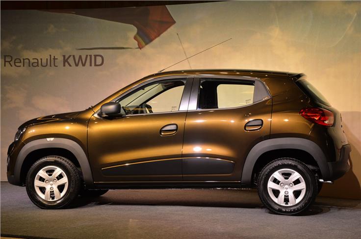 With 180mm of ground clearance, the Kwid is clearly more crossover than hatchback.