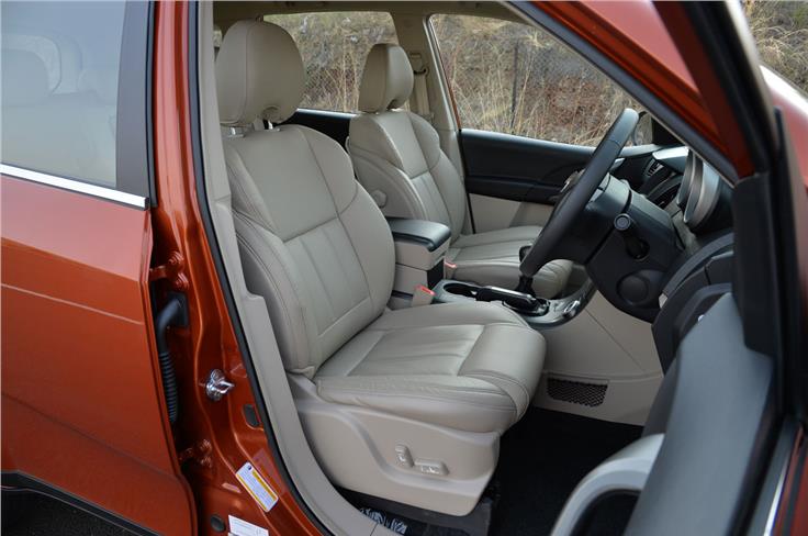 Seats get new beige leather upholstery while W10 versions also feature electric driver's seat adjust.  