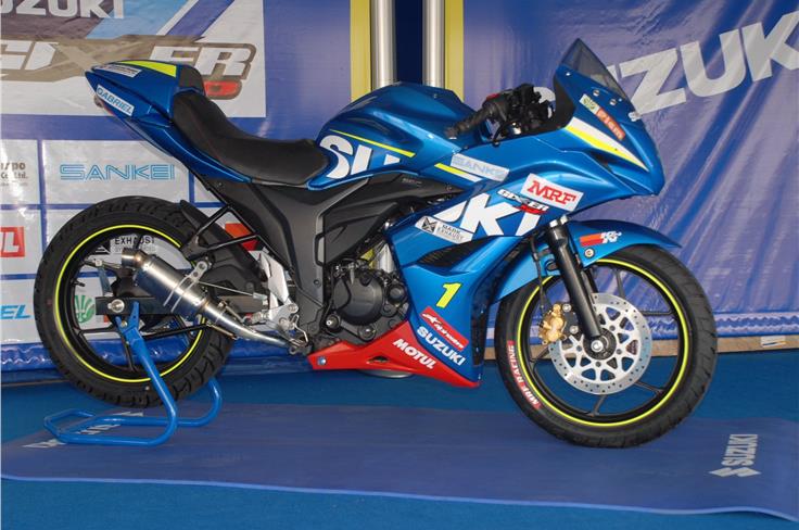 20 race-ready Suzuki Gixxer SF bikes will be used for the Gixxer Cup.