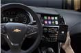 The new Cruze follows the latest adaptation of Chevy&#8217;s &#8216;twin-cockpit&#8217; design with multiple soft-touch materials used on the dashboard and other places across the cabin.