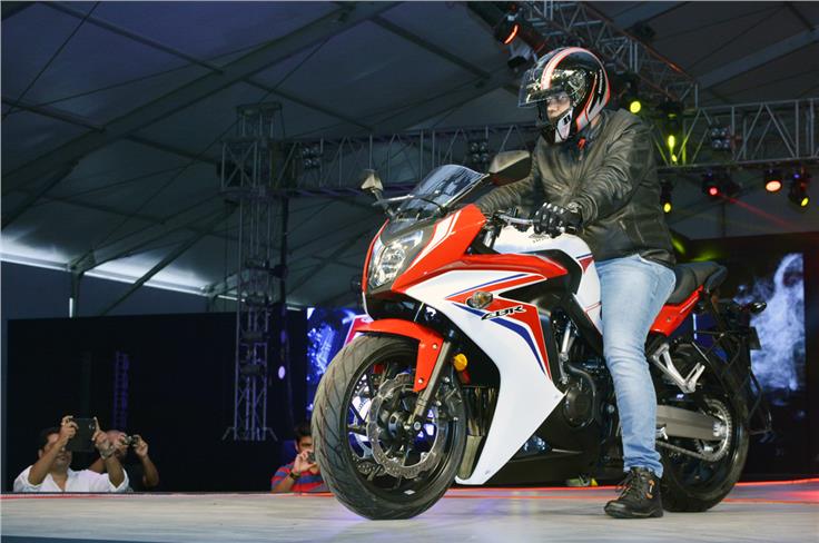 Honda launched the CBR 650F at the RevFest.