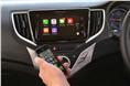 The SmartPlay infotainment system comes equipped with Apple CarPlay. Android Auto is also expected to be introduced in the near future.