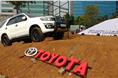 Toyota Fortuner off-road event. 
