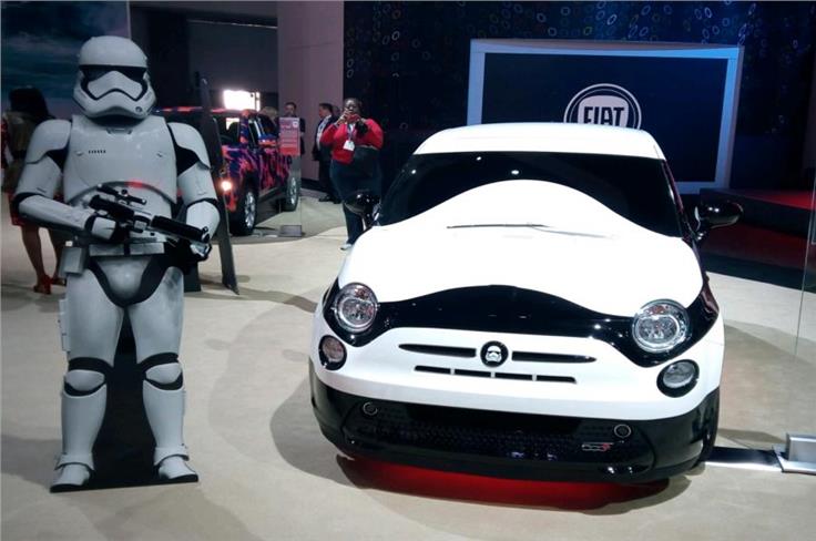 A Star Wars-inspired Fiat 500.