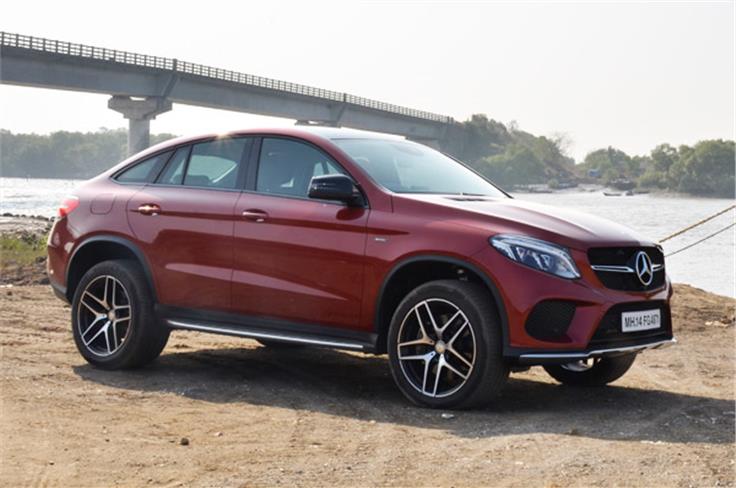 The GLE coupe is Mercedes' rival for the BMW X6.