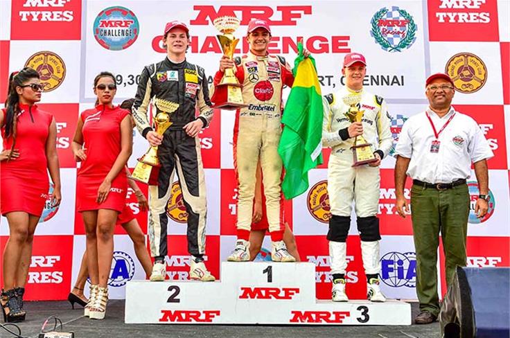Pietro Fittipaldi kicked off the proceedings on a high note, winning the opening race of the weekend to strengthen his title bid 