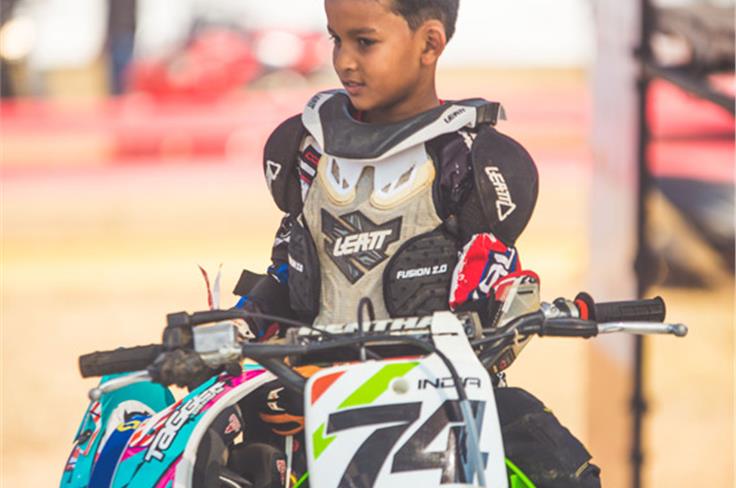 Eight Year old Sarath Chavan wants to be MX World Champion We wish his dream comes true. 