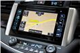 The new seven-inch touchscreen is smartly integrated and full of features, including sat-nav, a handy &#8216;eco meter&#8217; and a wide variety of audio-video input.