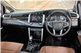 The interior is vastly improved and feels like something out of an executive sedan. The design and even the quality are unlike any other MPV.