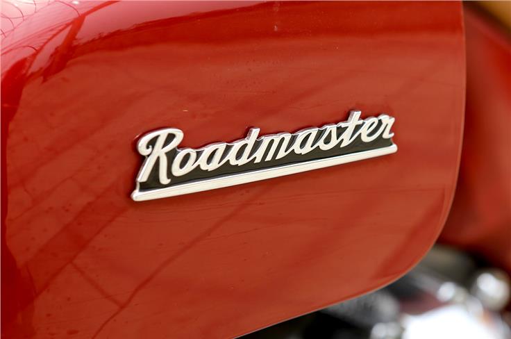 The Roadmaster weighs a whopping 421kg (dry).