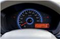 The Redigo&#8217;s instrument cluster is the same unit as on the larger GO and Go+.