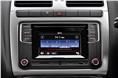 The touchscreen infotainment system, while a bit small, comes equipped with Bluetooth, USB, SD card reader and MirrorLink.