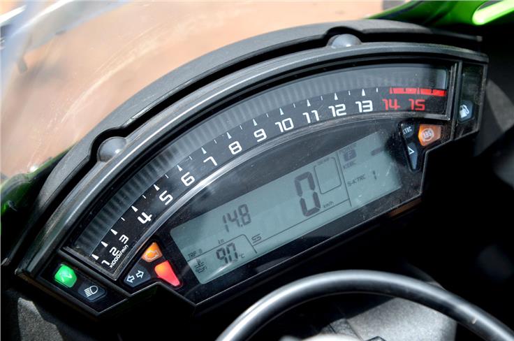 The instrument cluster looks familiar but it does feature a number of updates.
