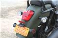 Here, you can see the fender extension used on the Commando to give it a more dressy look as compared to the Sport S.