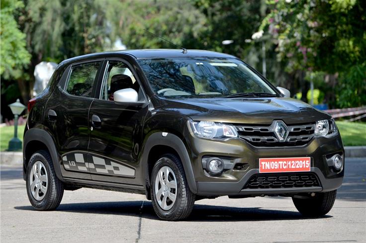 A rival to the Alto K10 and Eon 1.0, the 1.0-litre Kwid is only available on the top RxT trim.