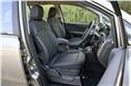 The seats are well shaped, richly finished and very supportive, and are a highlight of the crossover.