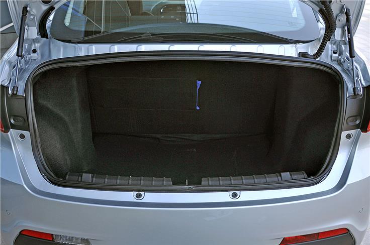 419-litre boot is spacious for a car of this class.