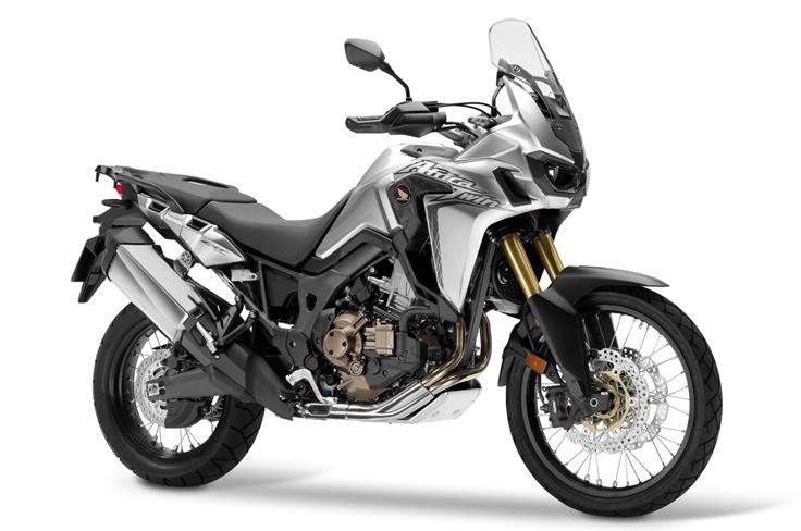 The Africa Twin gets high ground clearance and a long wheelbase.