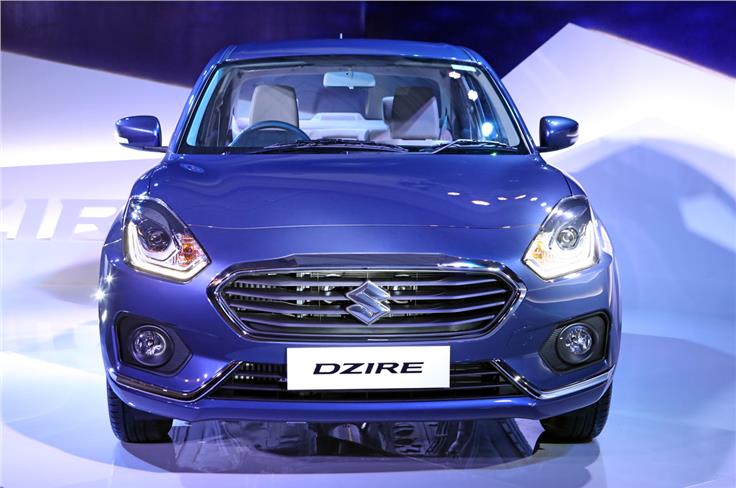 Up front, the Dzire shares many styling elements such as the headlamps, bonnet and fenders with the yet-to-be-launched new Swift. 
