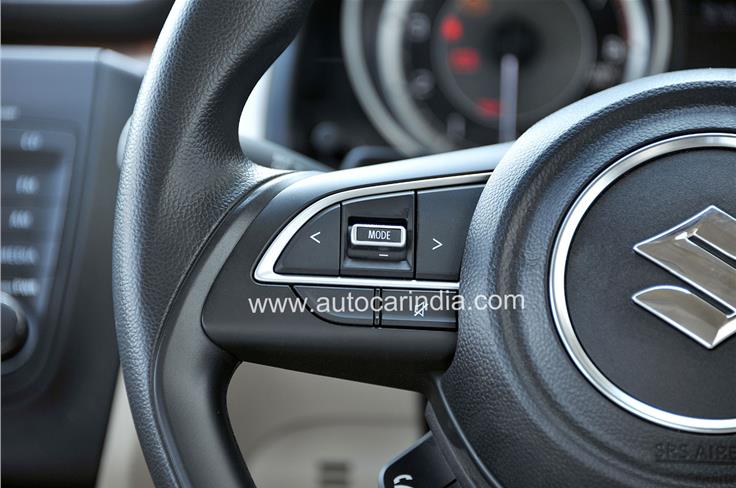 Steering mounted controls are of high quality.