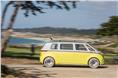 The ID Buzz is styled on the old Volkswagen Type 2, but the machine is all new, with and electric powertrain and autonomous tech.