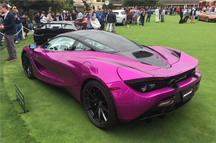 On the concept lawn, this McLaren 720S MSO one-off stood out.
