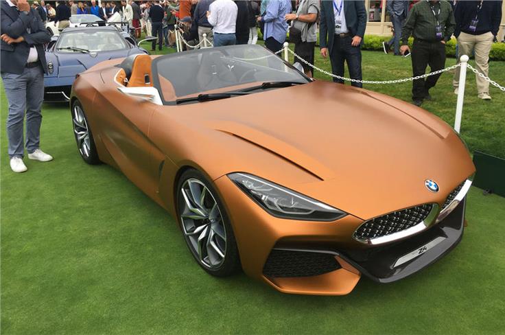 Back on the concept lawn, BMW showed its new Z4 Concept...