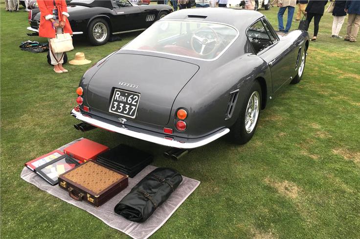 Complete with all of its historic belongings, a 1962 Ferrari 250 GT SWB Scaglietti Berlinetta.