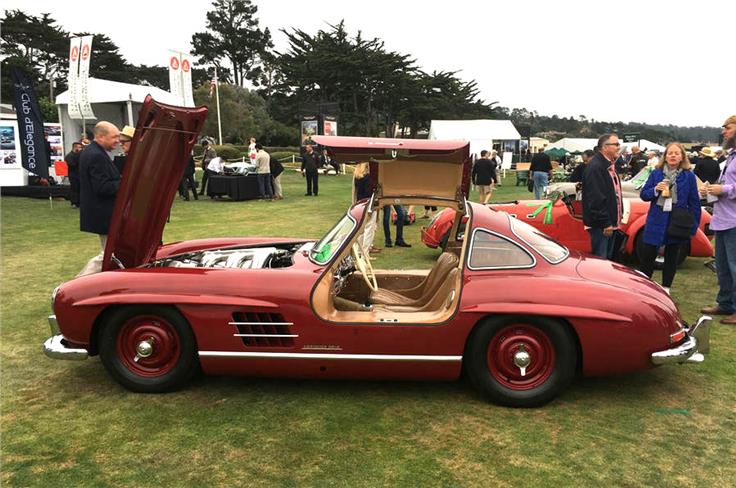 There are few finer examples of this 300 SL Gullwing then this one from 1954, restored only this year.