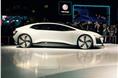 Audi's Aicon autonomous concept was one of the self-driving electric cars dsiplayed.